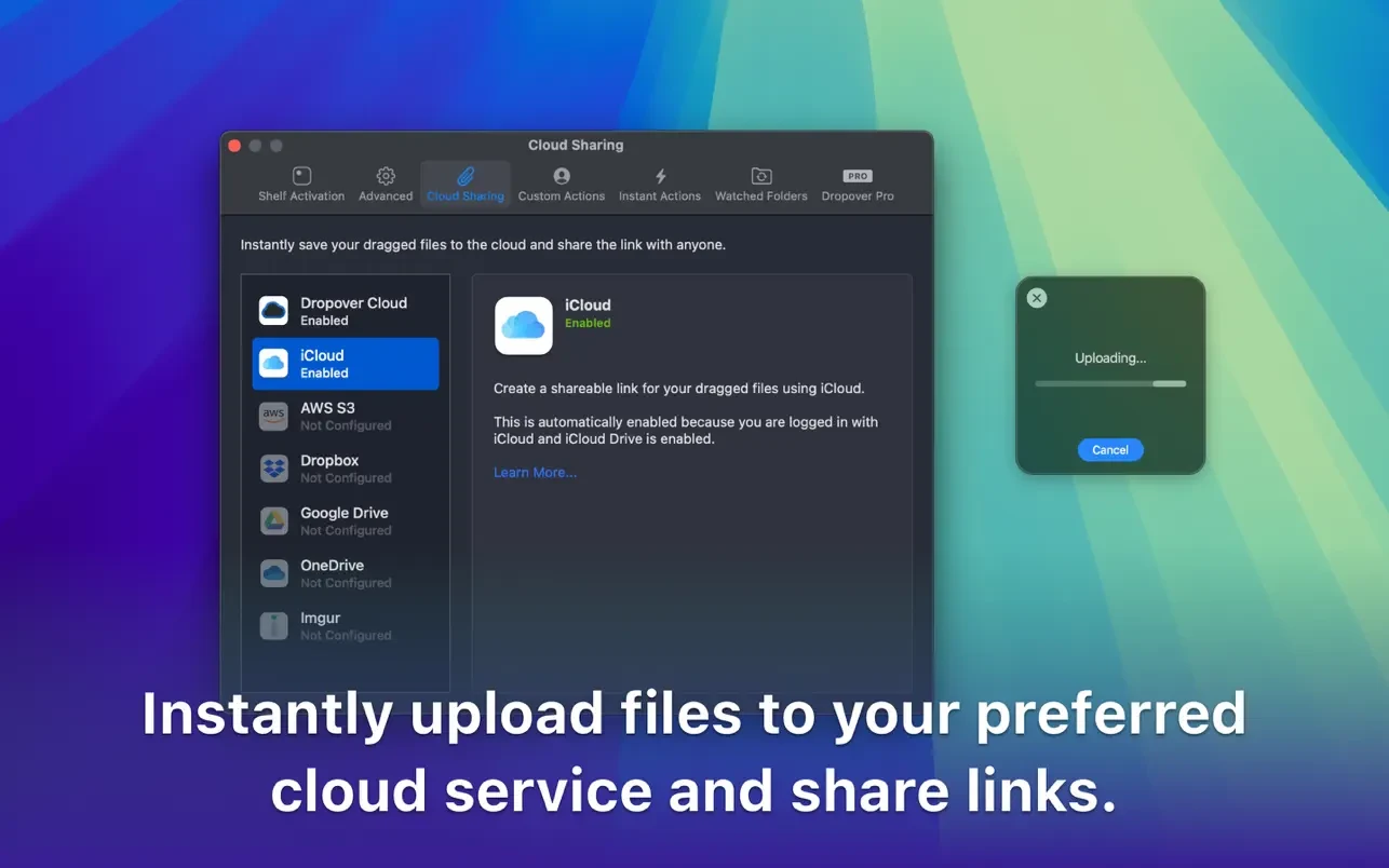 Dropover For Mac v5.0.2 实用的悬浮窗口软件