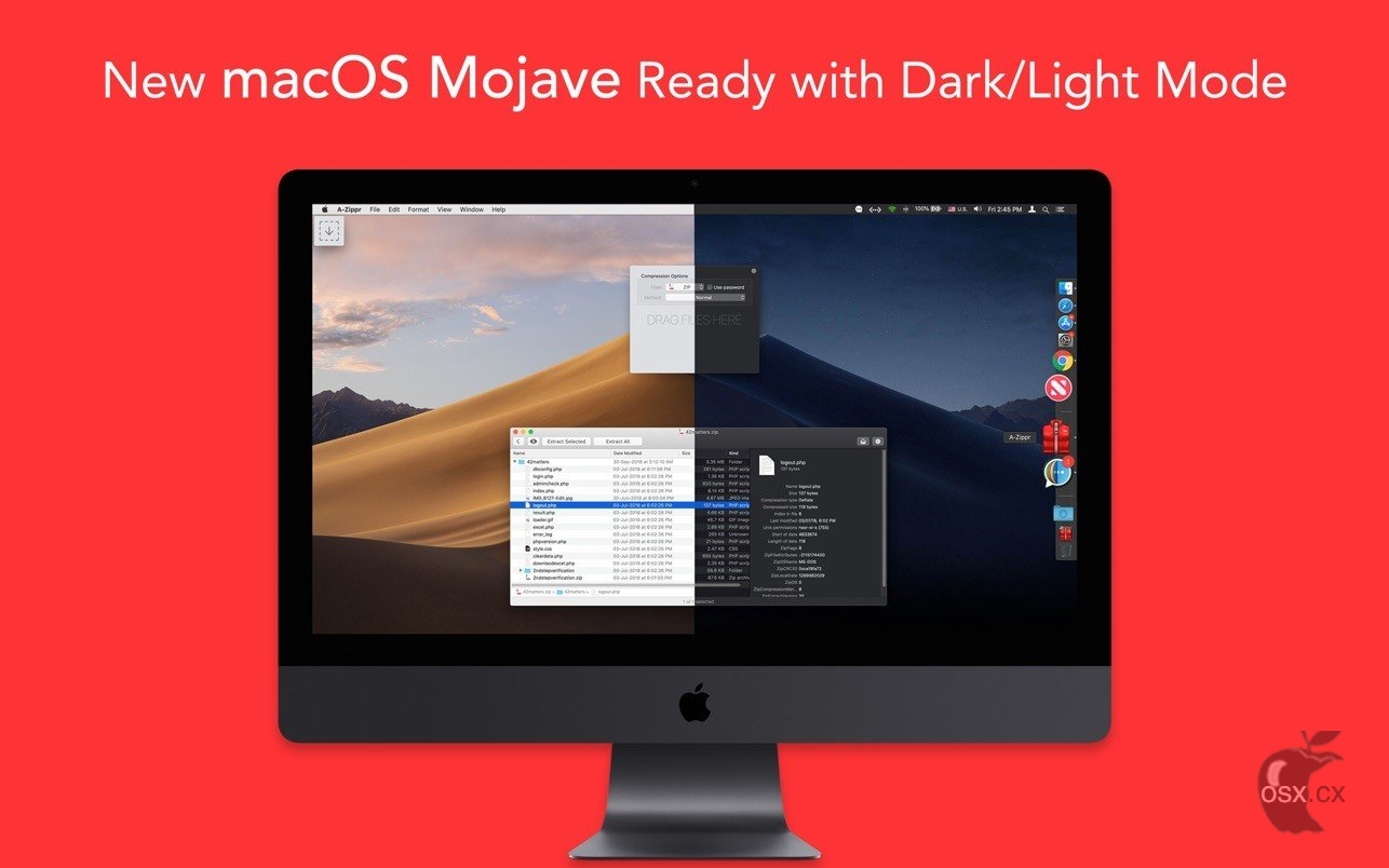 A-Zippr Pro For Mac v1.4 macOS多功能压缩解压软件