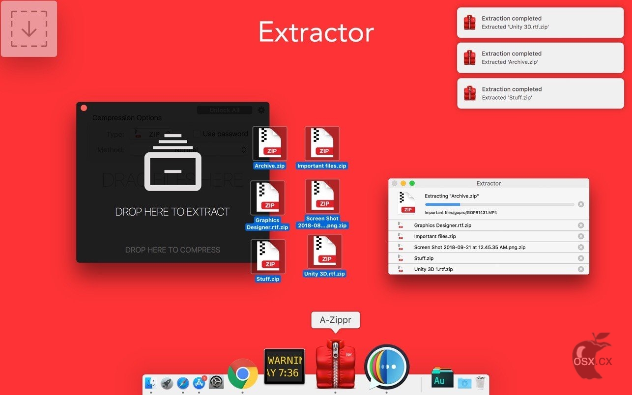 A-Zippr Pro For Mac v1.4 macOS多功能压缩解压软件