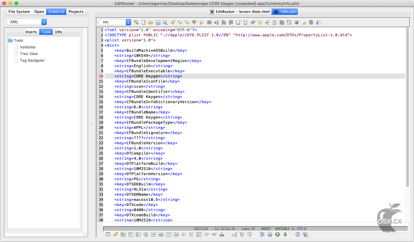EditRocket For Mac v5.0.2 强大的文本编辑器