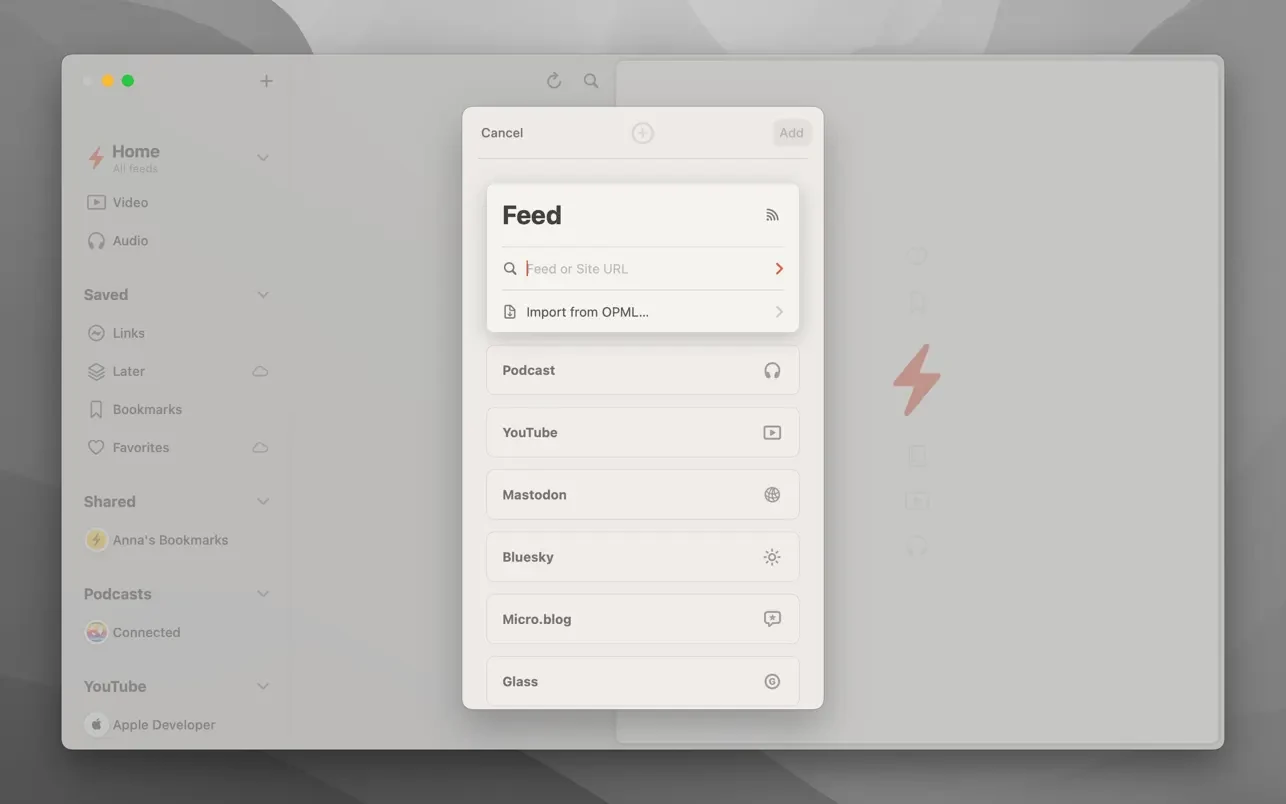 Reeder For Mac v2024.9.1 强大的RSS内容聚合工具