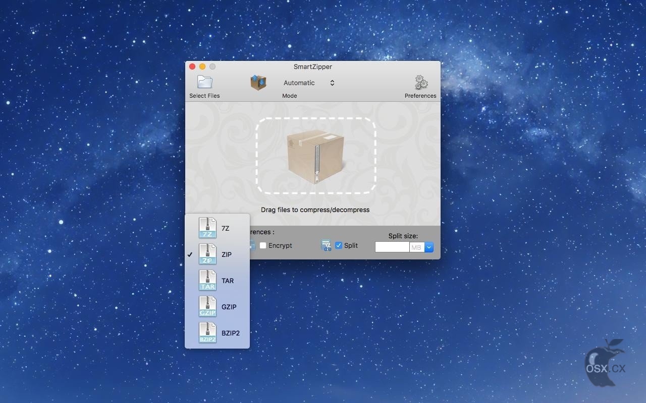 Smart Zipper For Mac v2.10 强大的压缩/解压软件