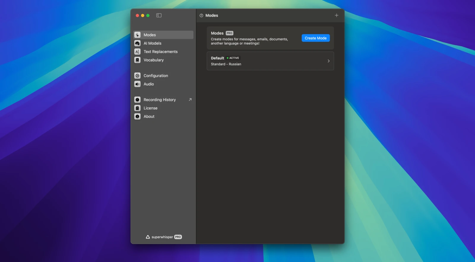 superwhisper For Mac v2.6.1 强大的语音记录转化成文字的AI软件