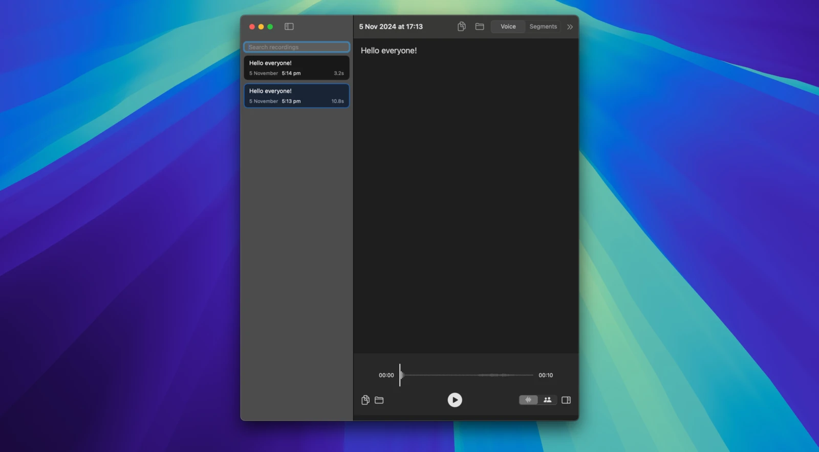 superwhisper For Mac v2.6.1 强大的语音记录转化成文字的AI软件