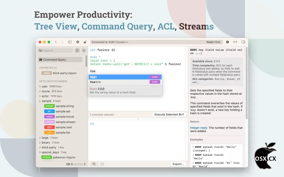 Medis For Mac v2.16.1  专业的Redis数据库管理工具