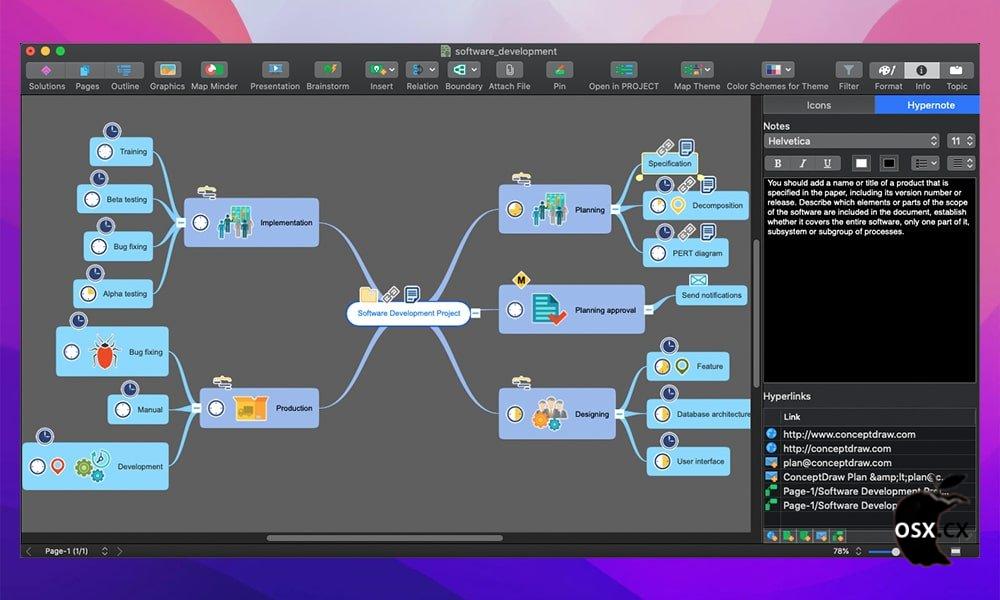 ConceptDraw MINDMAP For Mac