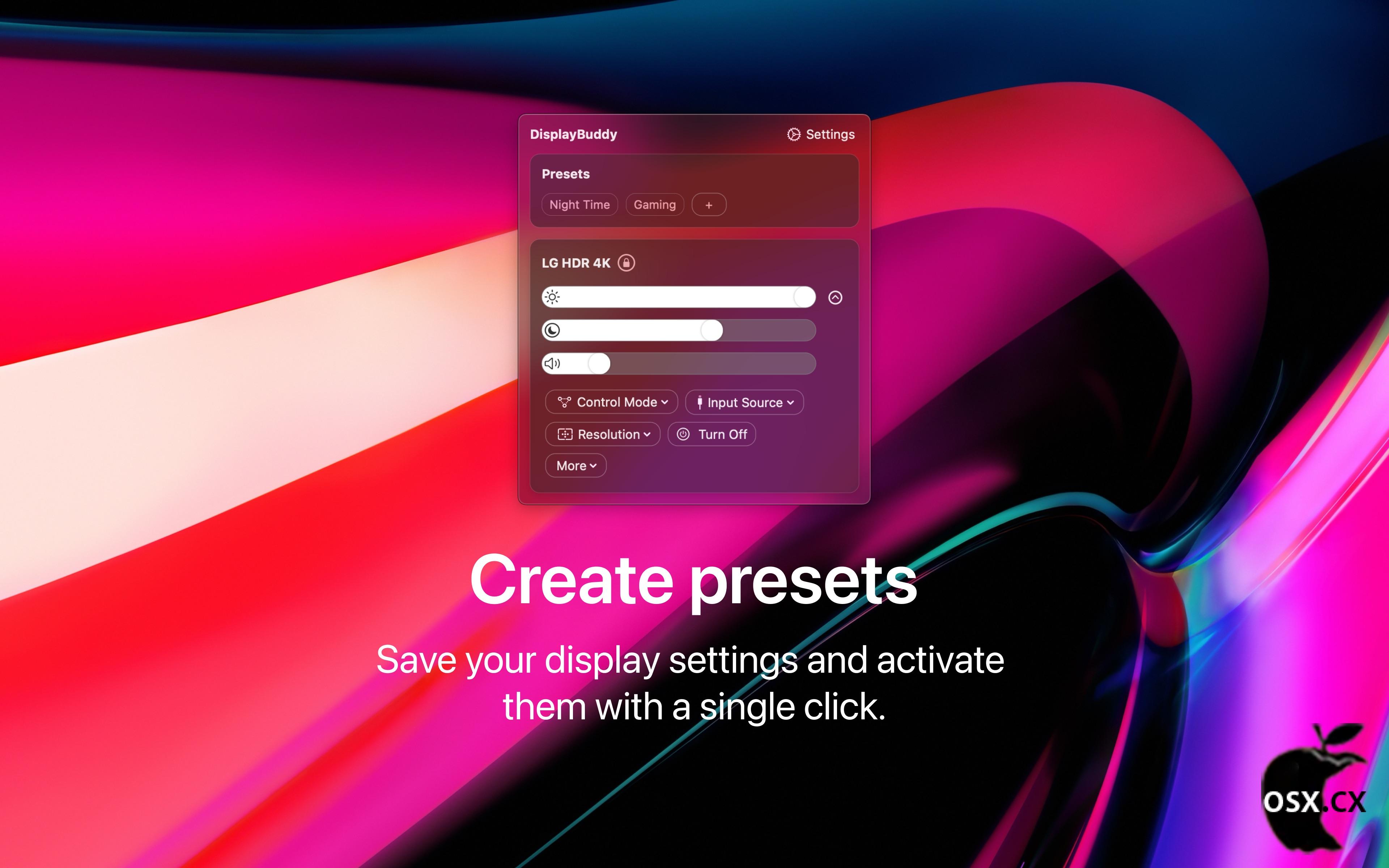 DisplayBuddy For Mac