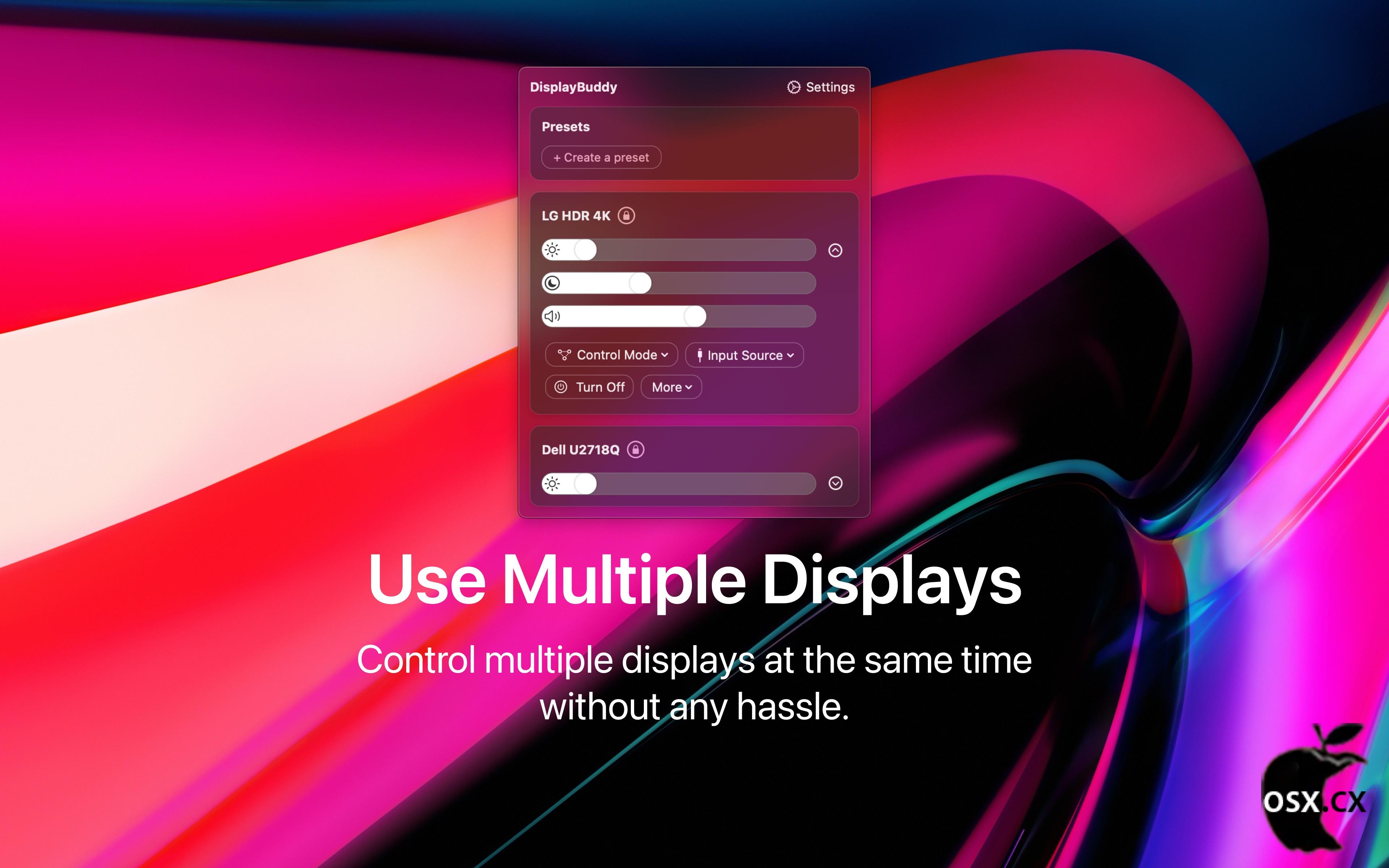 DisplayBuddy For Mac
