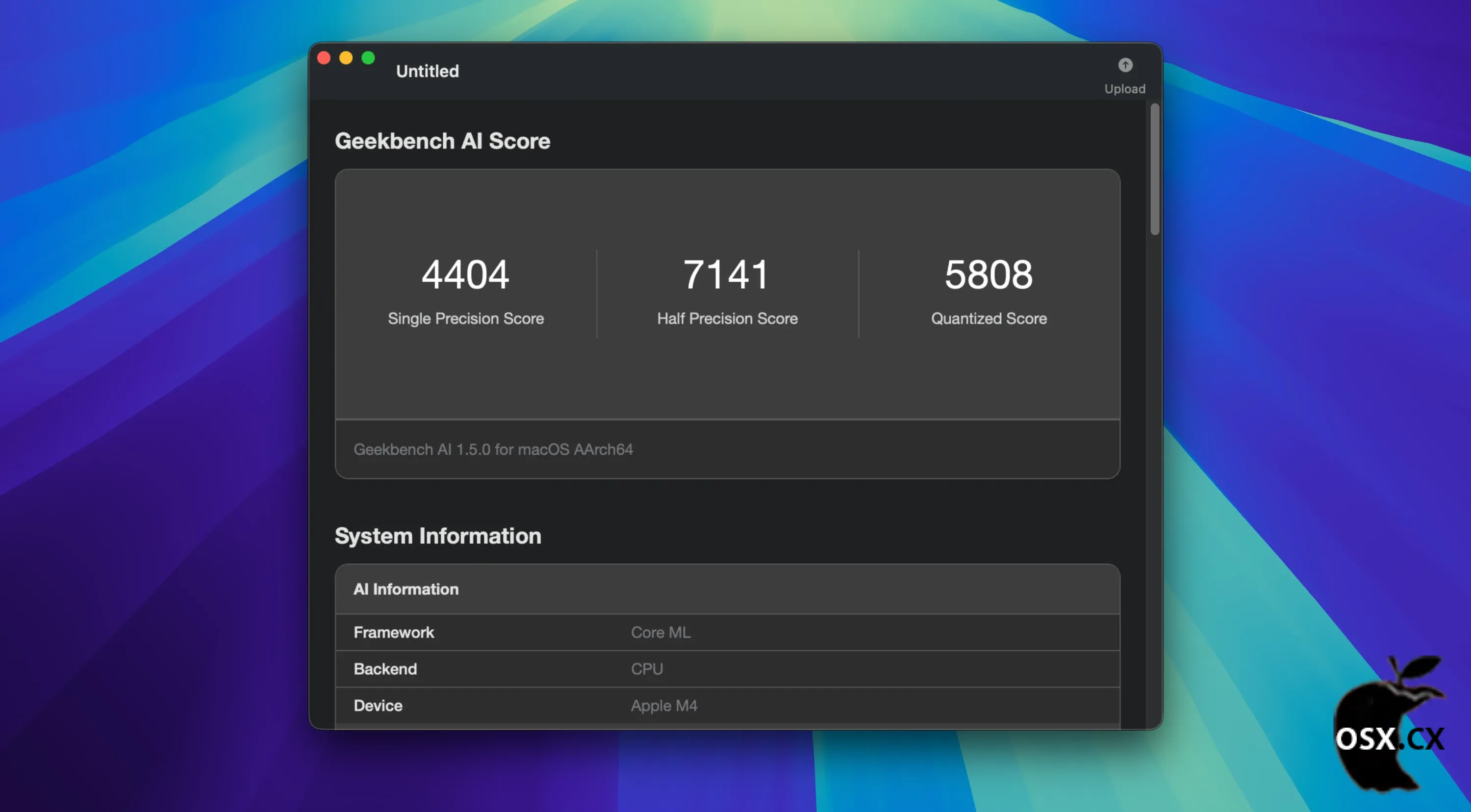 Geekbench AI For Mac v1.7.0 AI基准硬件性能测试工具