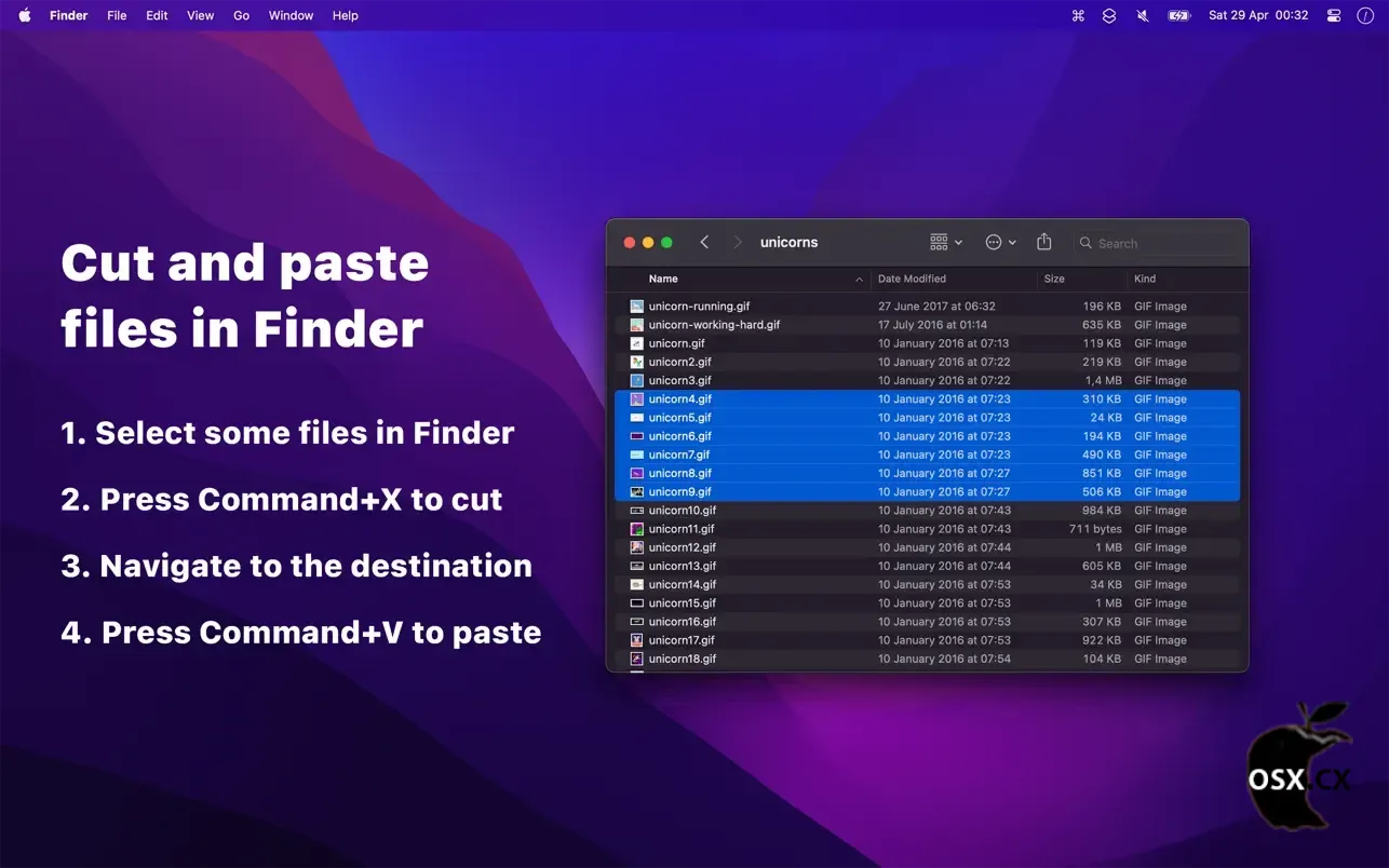 Command X For Mac v1.4.7 强大的Finder文件剪切和粘贴软件