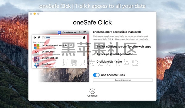 OneSafe OneSafe for Mac v2.2.3 优秀的安全的密码管理软件