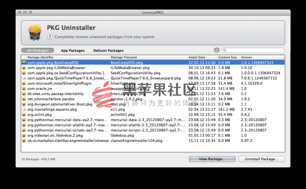 UninstallPKG For Mac v1.0.22| pkg文件彻底卸载工具