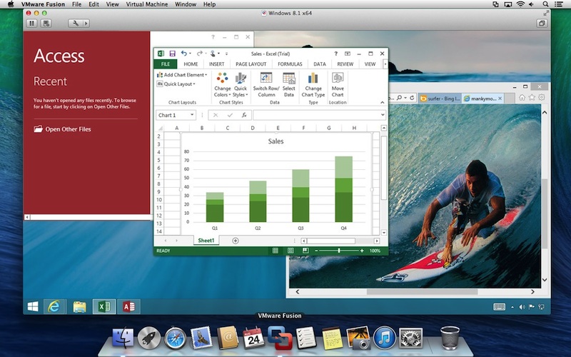 VMware Fusion v8.1.0 For Mac | 黑苹果虚拟机含注册机